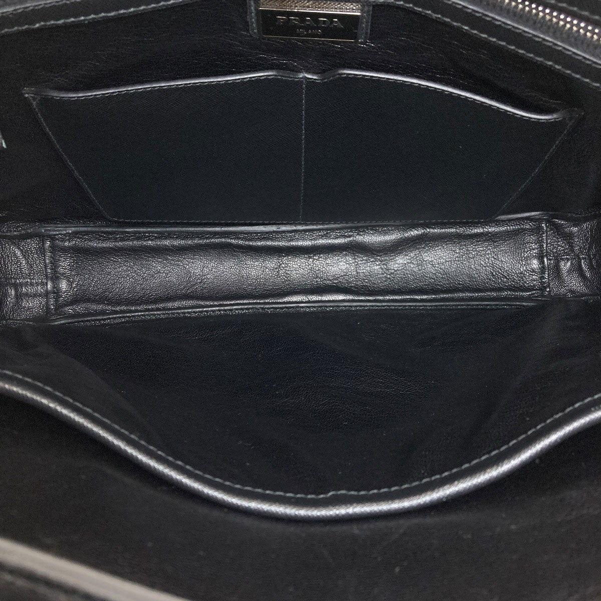 PRADA 2WAY Business bag Safiano mens [Used]