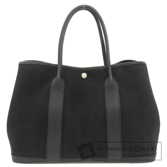 HERMES Garden Party PM Silver Hardware Handbag Towar Officche Ladies [Used]
