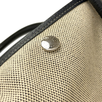 HERMES Garden Party PM Silver Hardware Tote Bag Tower ash Ladies [Used]
