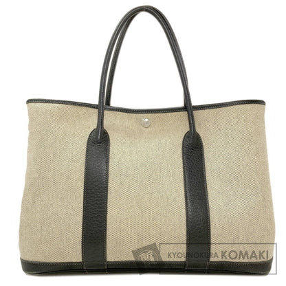HERMES Garden Party PM Silver Hardware Tote Bag Tower ash Ladies [Used]