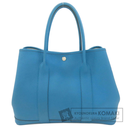 HERMES Garden Party PM Silver Hardware Handbag Negonda Ladies [Used]