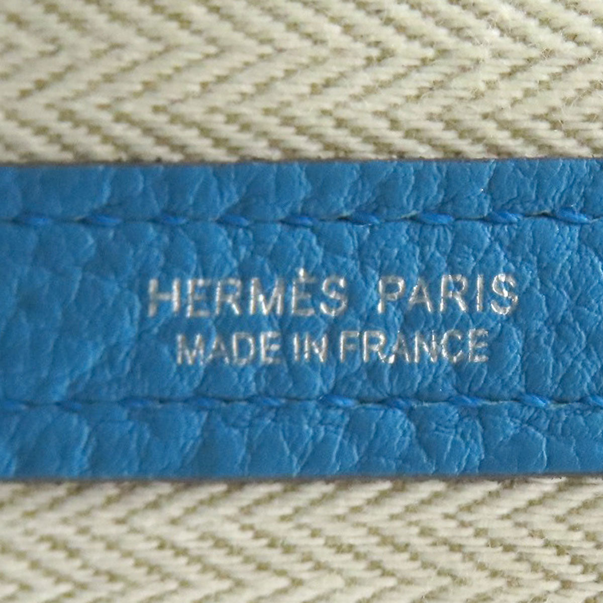 HERMES Garden Party PM Silver Hardware Handbag Negonda Ladies [Used]