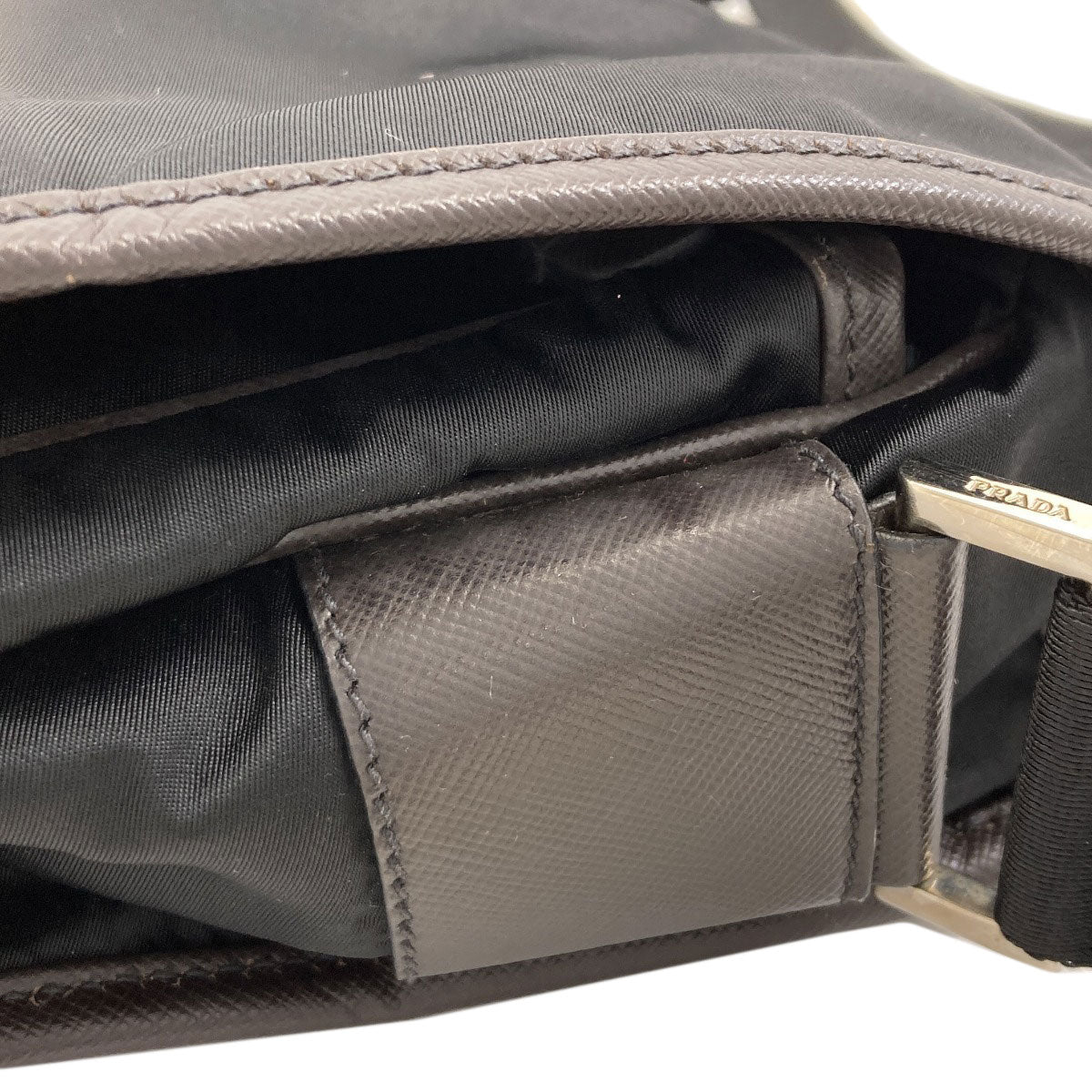 PRADA Logo Hardware Shoulder strap Nylon Ladies [Used]
