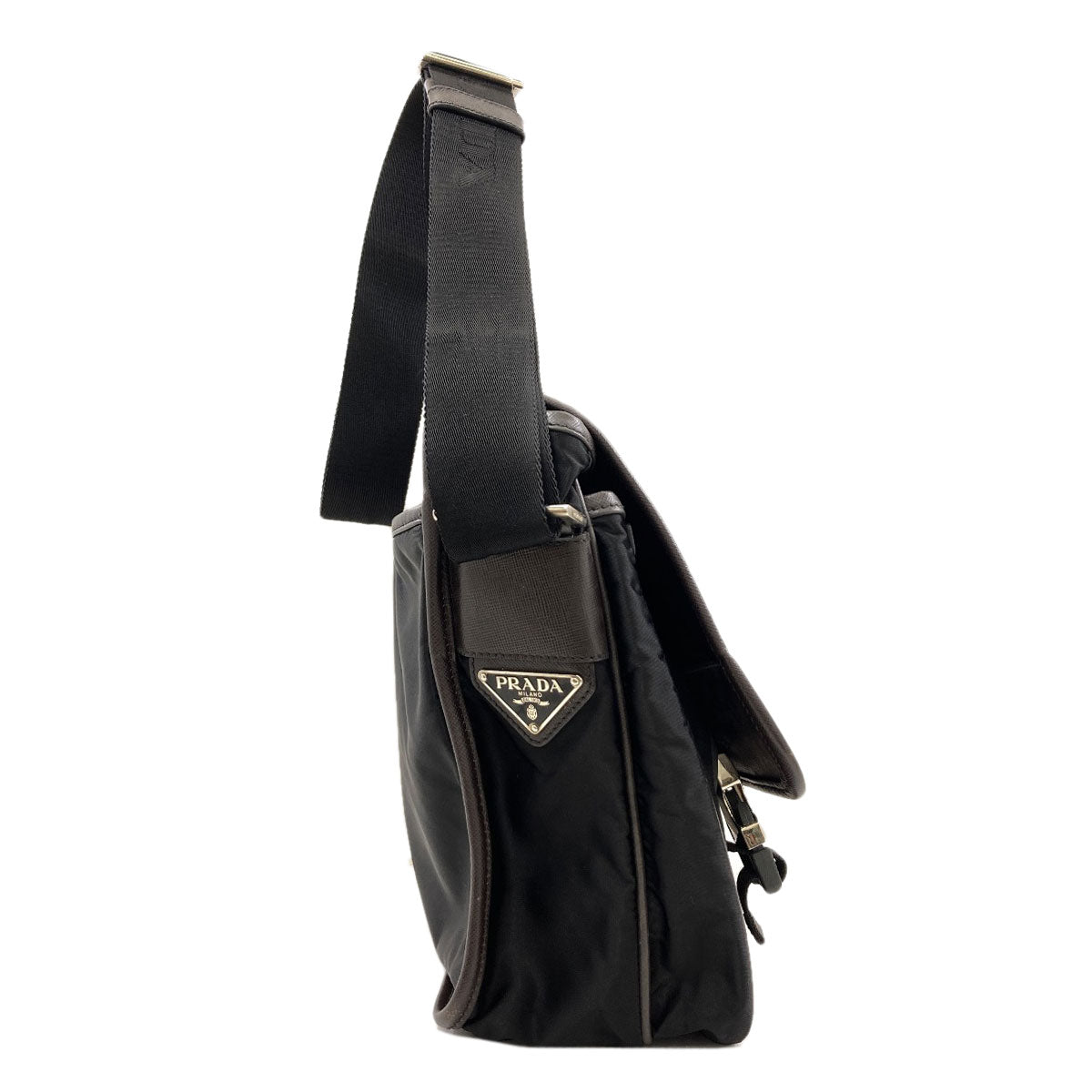 PRADA Logo Hardware Shoulder strap Nylon Ladies [Used]