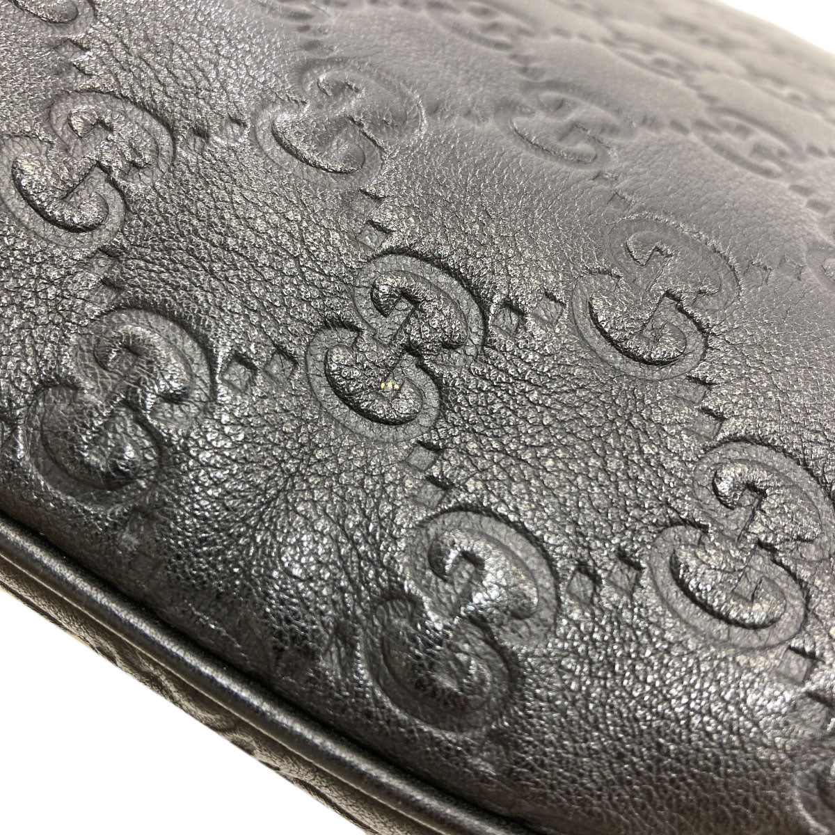 GUCCI 201446 GG signature guccissima Shoulder Bag Leather Ladies [Used]