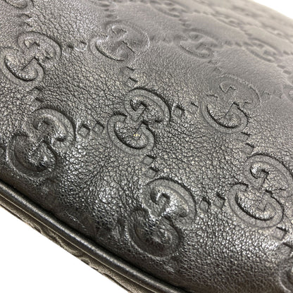 GUCCI 201446 GG signature guccissima Shoulder Bag Leather Ladies [Used]