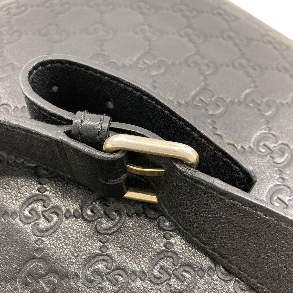 GUCCI 201446 GG signature guccissima Shoulder Bag Leather Ladies [Used]