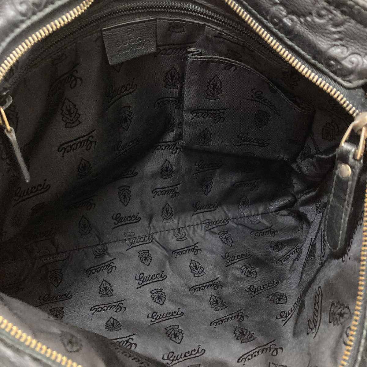 GUCCI 201446 GG signature guccissima Shoulder Bag Leather Ladies [Used]