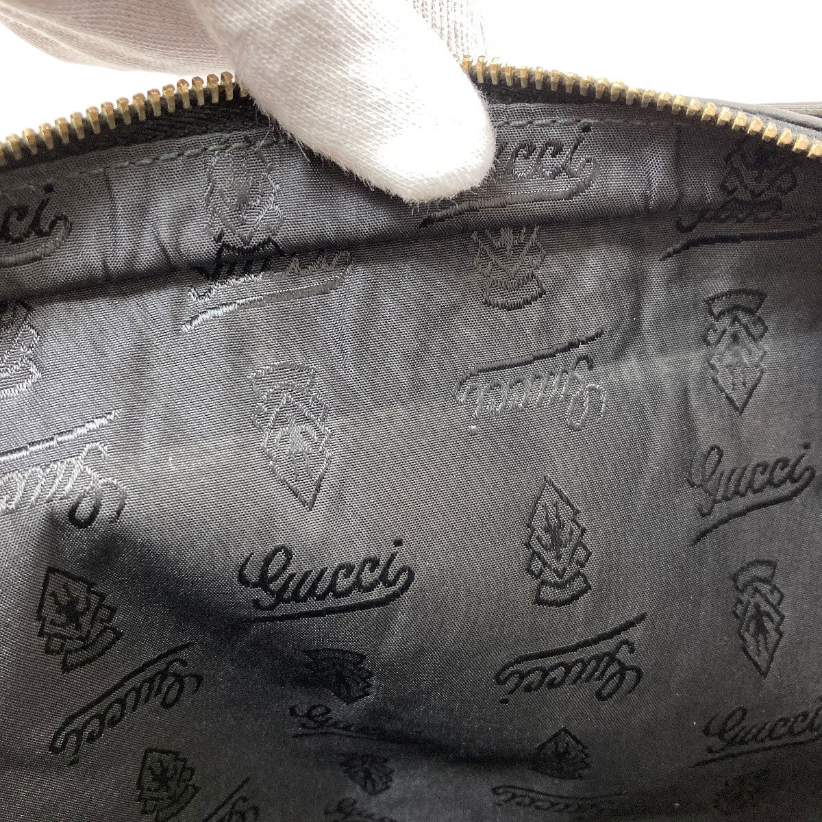 GUCCI 201446 GG signature guccissima Shoulder Bag Leather Ladies [Used]