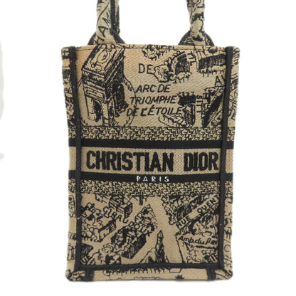 CHRISTIAN DIOR Book Tote Mini 2WAY Handbag Canvas Ladies [Used]