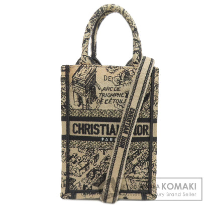 CHRISTIAN DIOR Book Tote Mini 2WAY Handbag Canvas Ladies [Used]