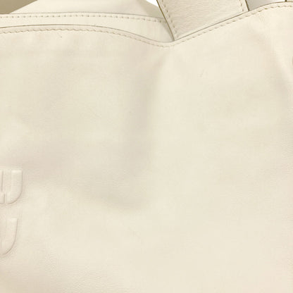 MIUMIU logo Tote Bag Calf Ladies [Used]