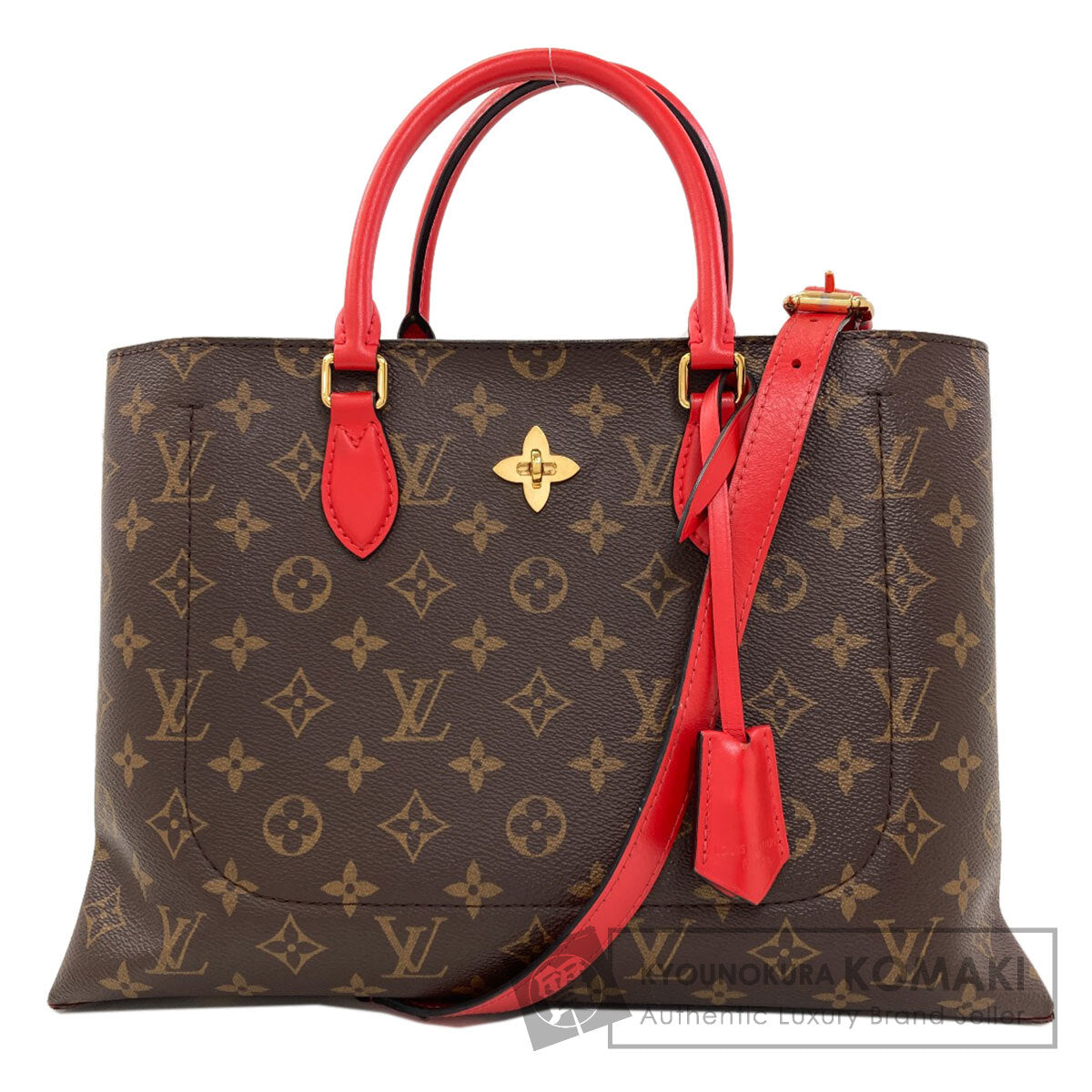 LOUIS VUITTON M43553 Flower tote Handbag Monogram canvas Ladies [Used]