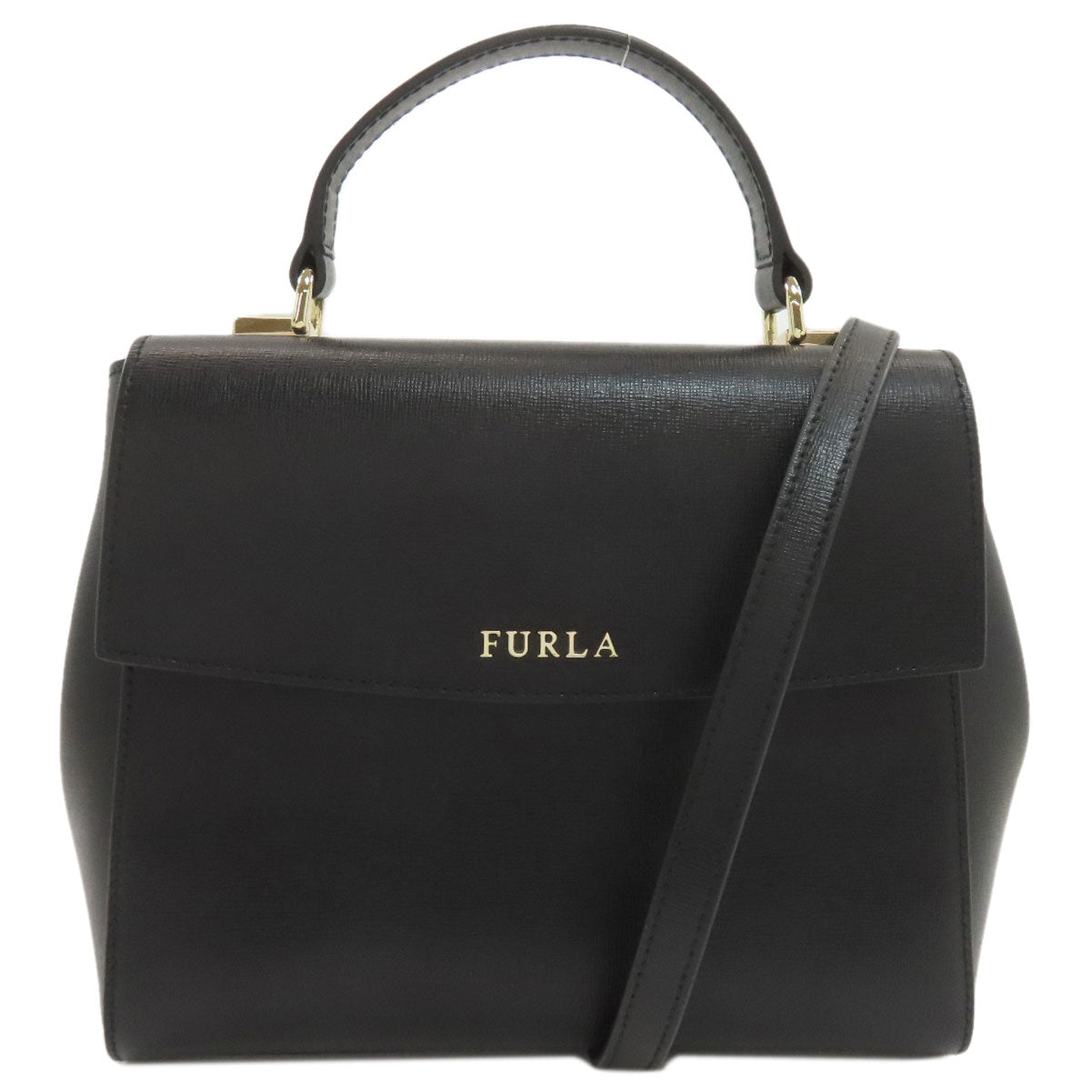 Furla 2WAY Handbag Leather Ladies [Used]