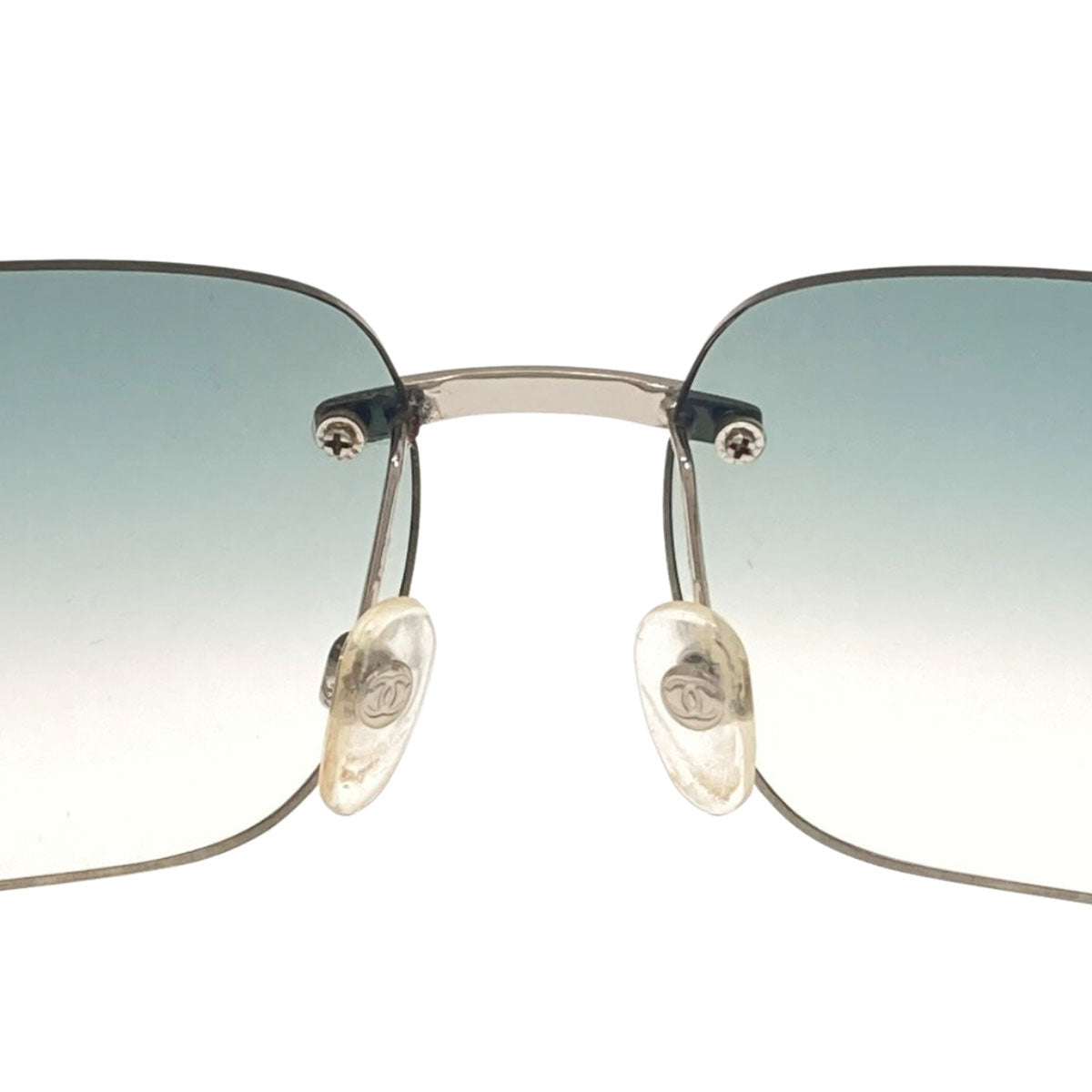 CHANEL logo sunglasses Metal Ladies [Used]