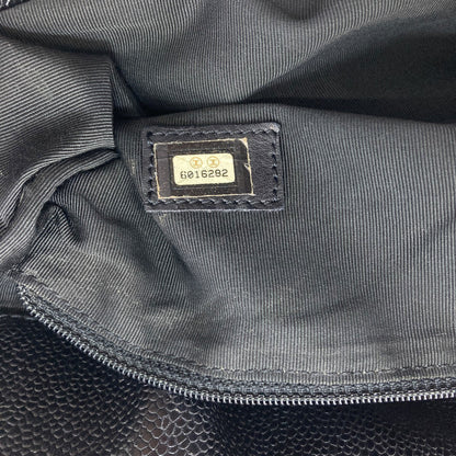 CHANEL COCO Mark GoldHardware Tote Bag Grained Calfskin Skin Ladies [Used]