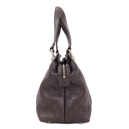GUCCI 355772 Bamboo GG Guccissima 2WAY Tote Bag Calf Ladies [Used]