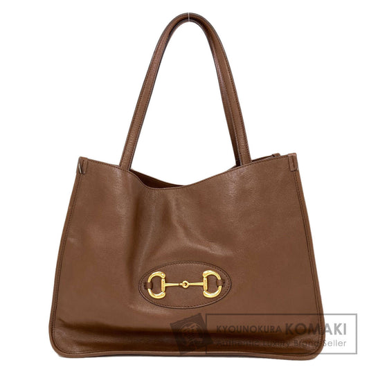 GUCCI 623694 Horsebit Tote Bag Calf Ladies [Used]