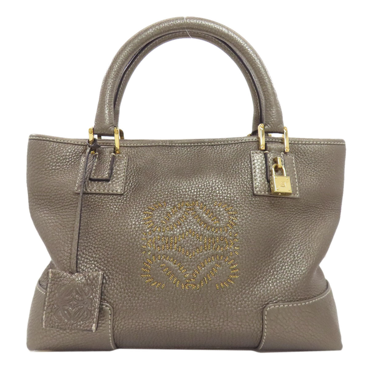 LOEWE anagram Handbag Calf Ladies [Used]