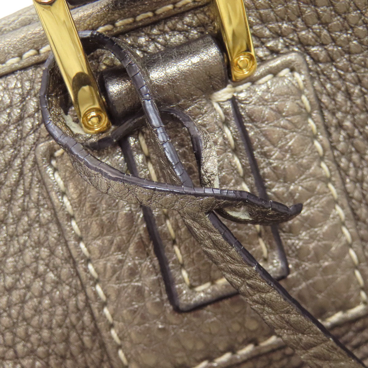 LOEWE anagram Handbag Calf Ladies [Used]
