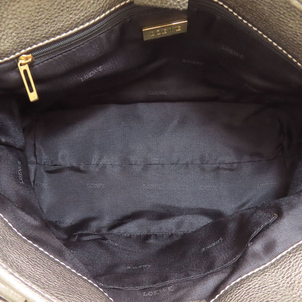 LOEWE anagram Handbag Calf Ladies [Used]