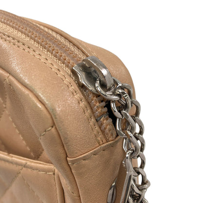 CHANEL CAMBON LINE SilverHardware Shoulder Bag Lambskin Ladies [Used]