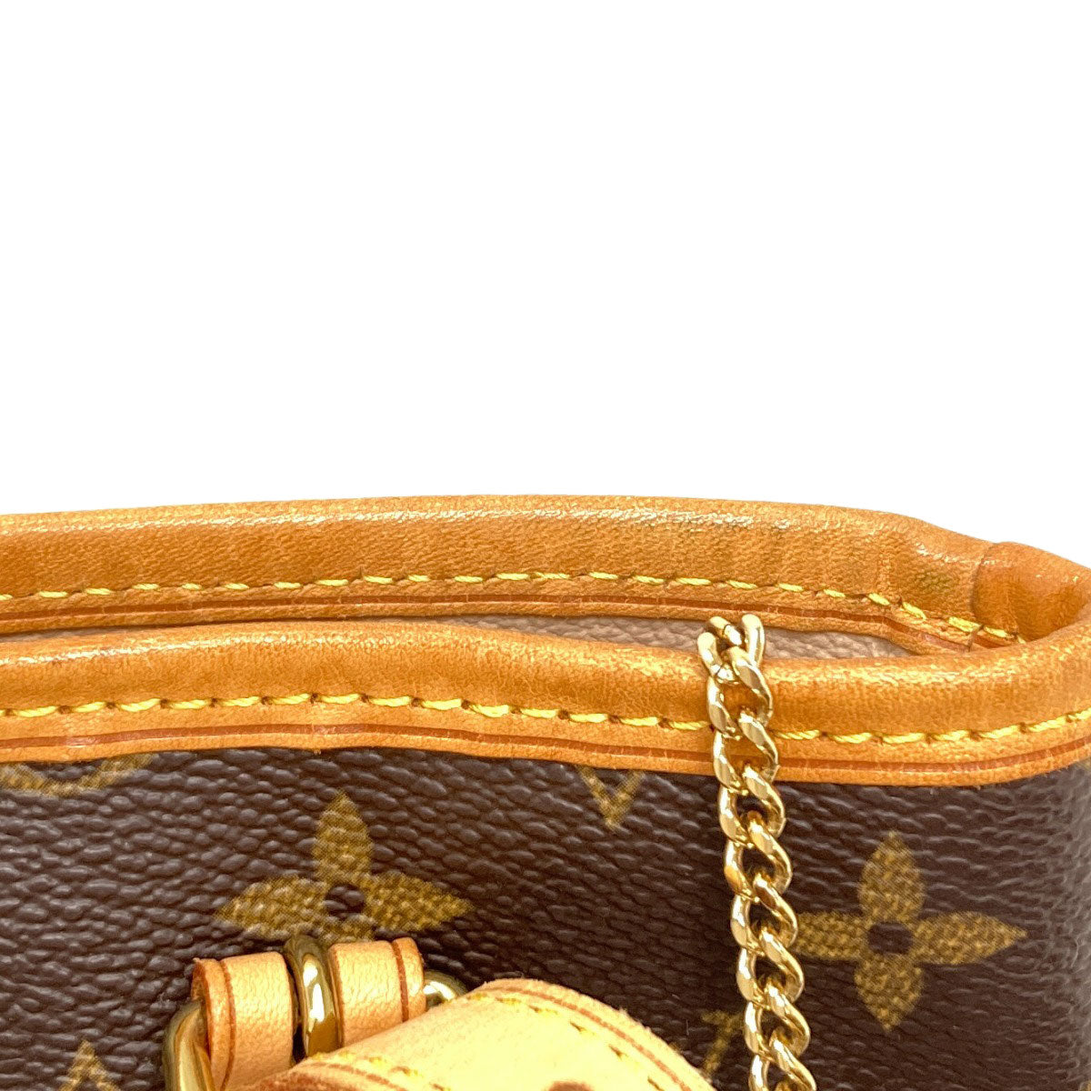 LOUIS VUITTON M42238 Bucket PM Handbag Monogram canvas Ladies [Used]