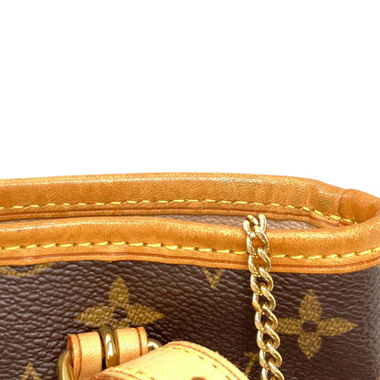 LOUIS VUITTON M42238 Bucket PM Handbag Monogram canvas Ladies [Used]