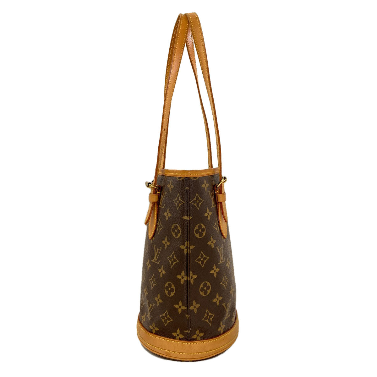 LOUIS VUITTON M42238 Bucket PM Handbag Monogram canvas Ladies [Used]