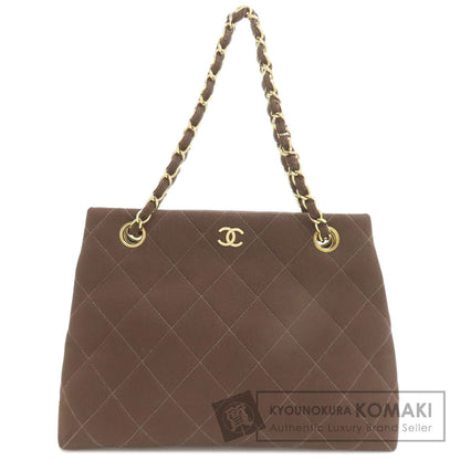 CHANEL Chain bag Matelasse Gold Hardware Handbag Canvas Ladies [Used]