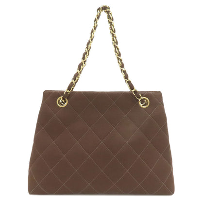 CHANEL Chain bag Matelasse Gold Hardware Handbag Canvas Ladies [Used]