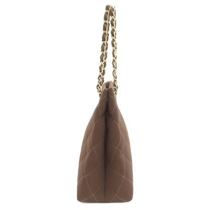 CHANEL Chain bag Matelasse Gold Hardware Handbag Canvas Ladies [Used]