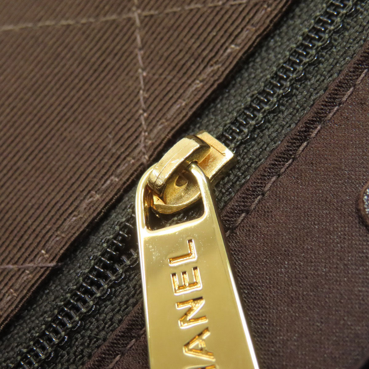 CHANEL Chain bag Matelasse Gold Hardware Handbag Canvas Ladies [Used]