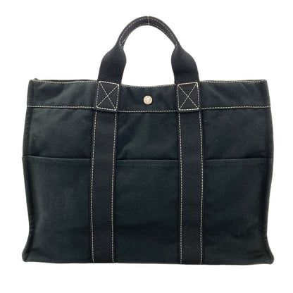 HERMES Deville MM Handbag Canvas Ladies [Used]
