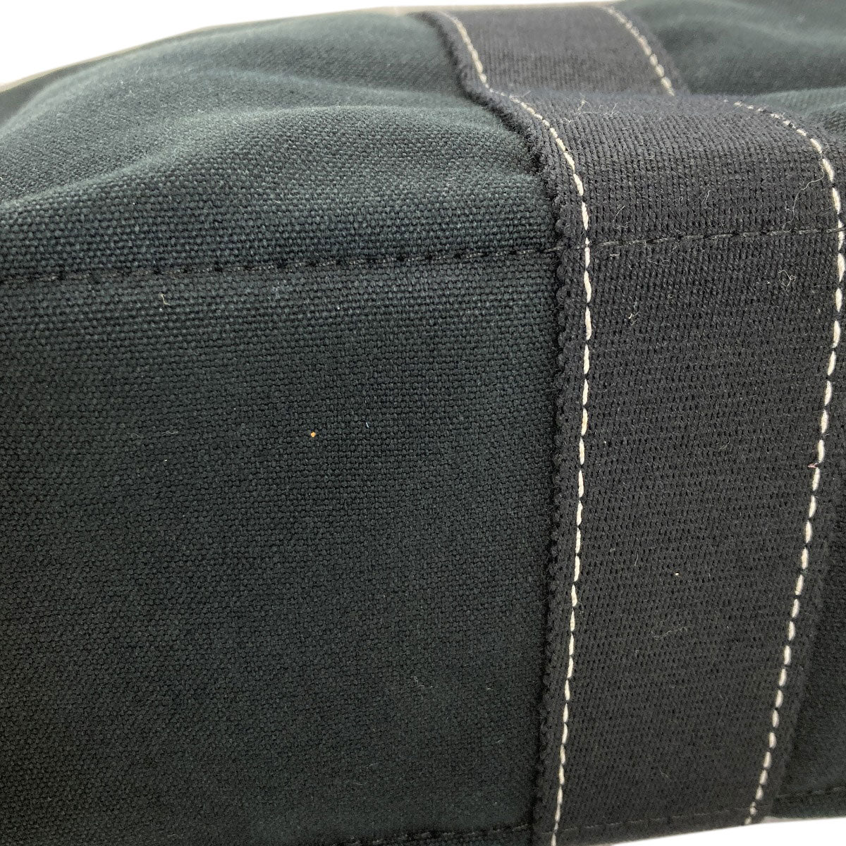 HERMES Deville MM Handbag Canvas Ladies [Used]