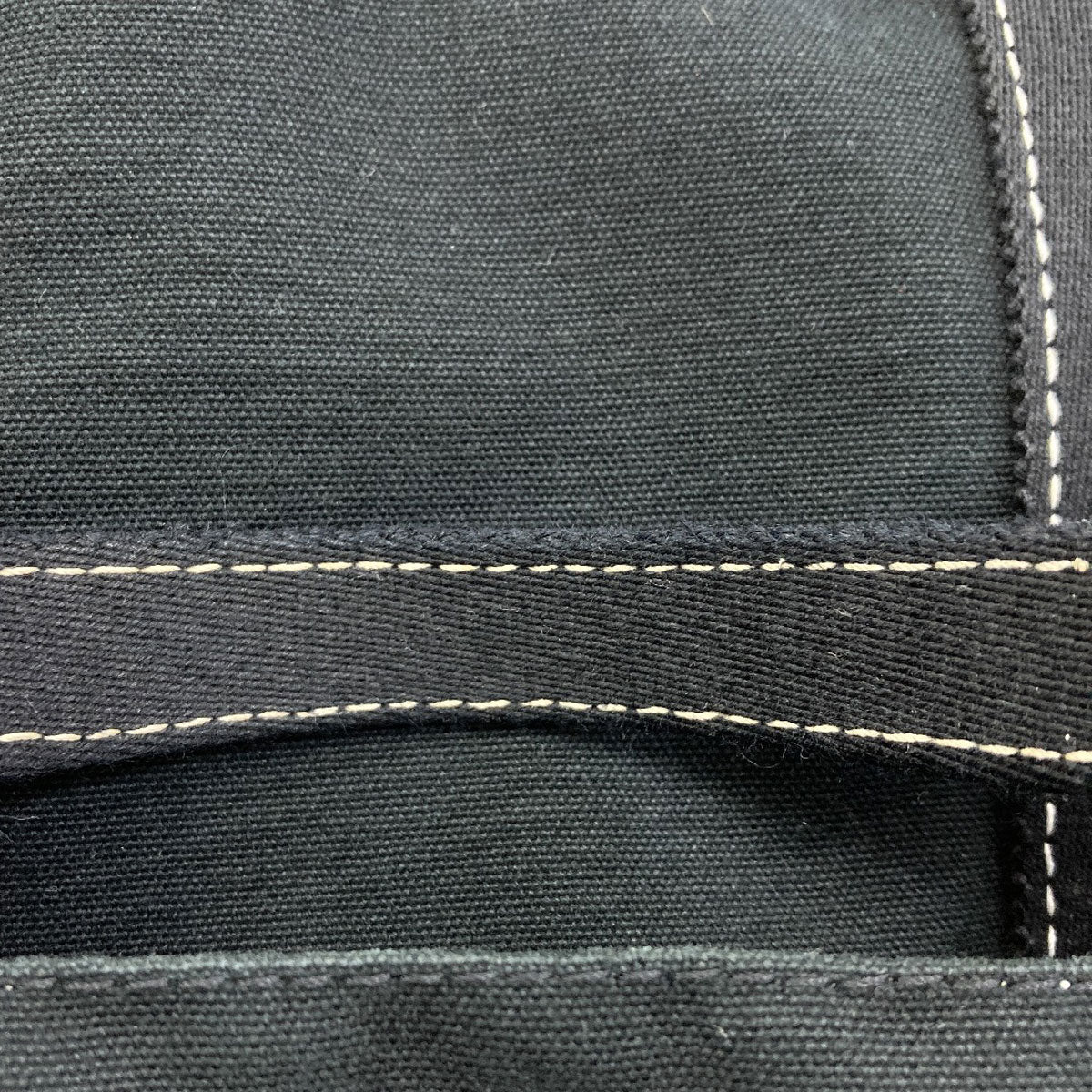 HERMES Deville MM Handbag Canvas Ladies [Used]
