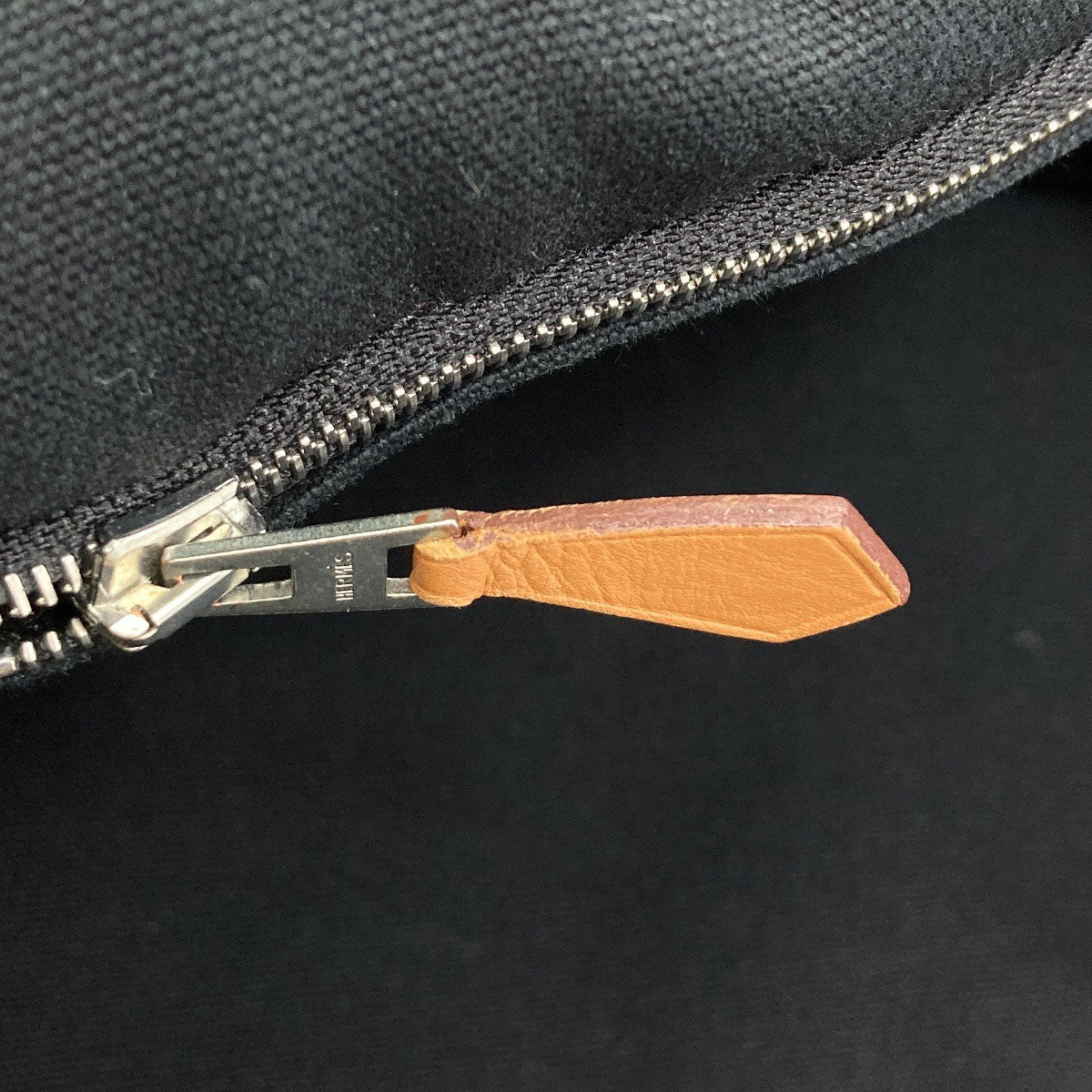 HERMES Deville MM Handbag Canvas Ladies [Used]