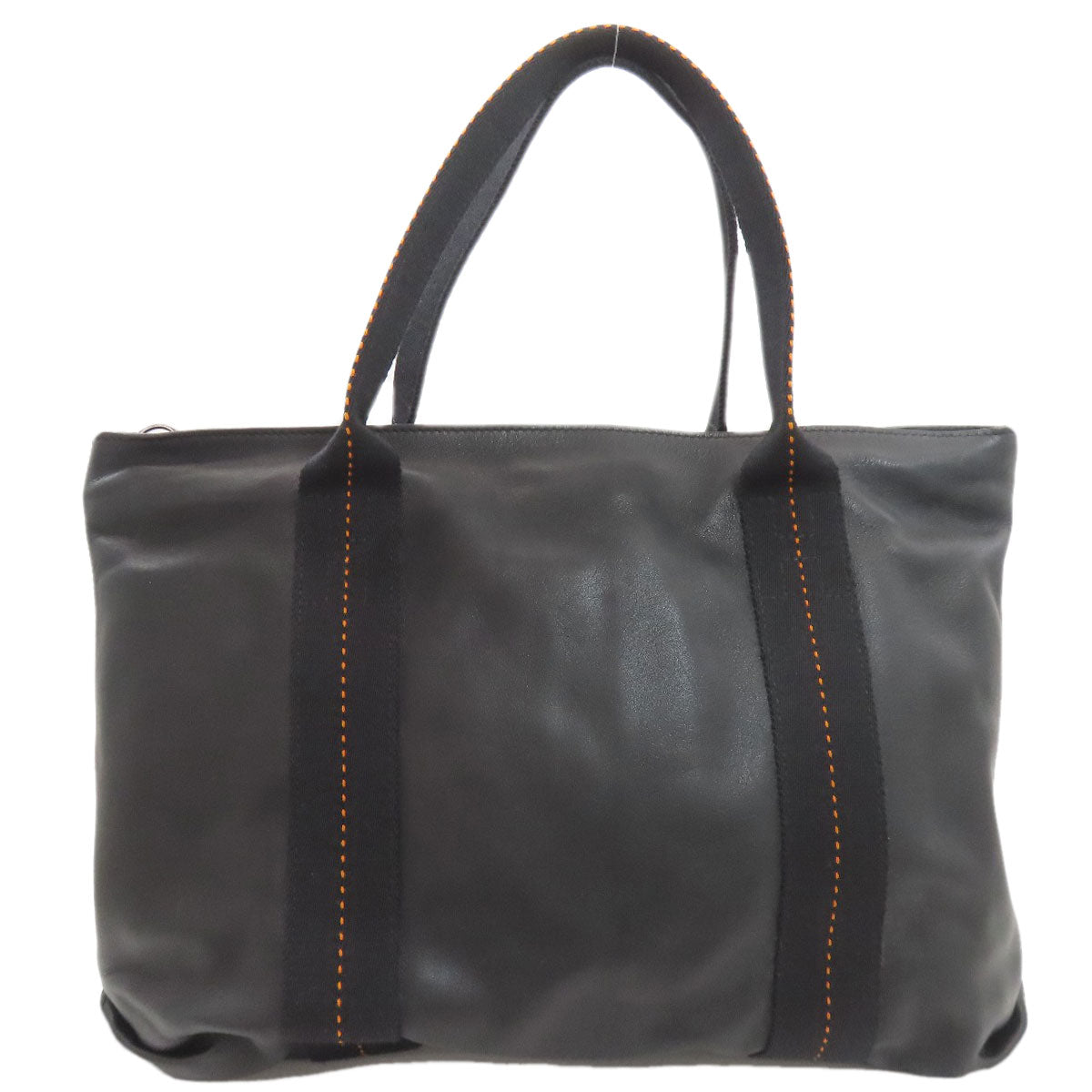 HERMES Caravan Horizontal MM Tote Bag Calf Ladies [Used]