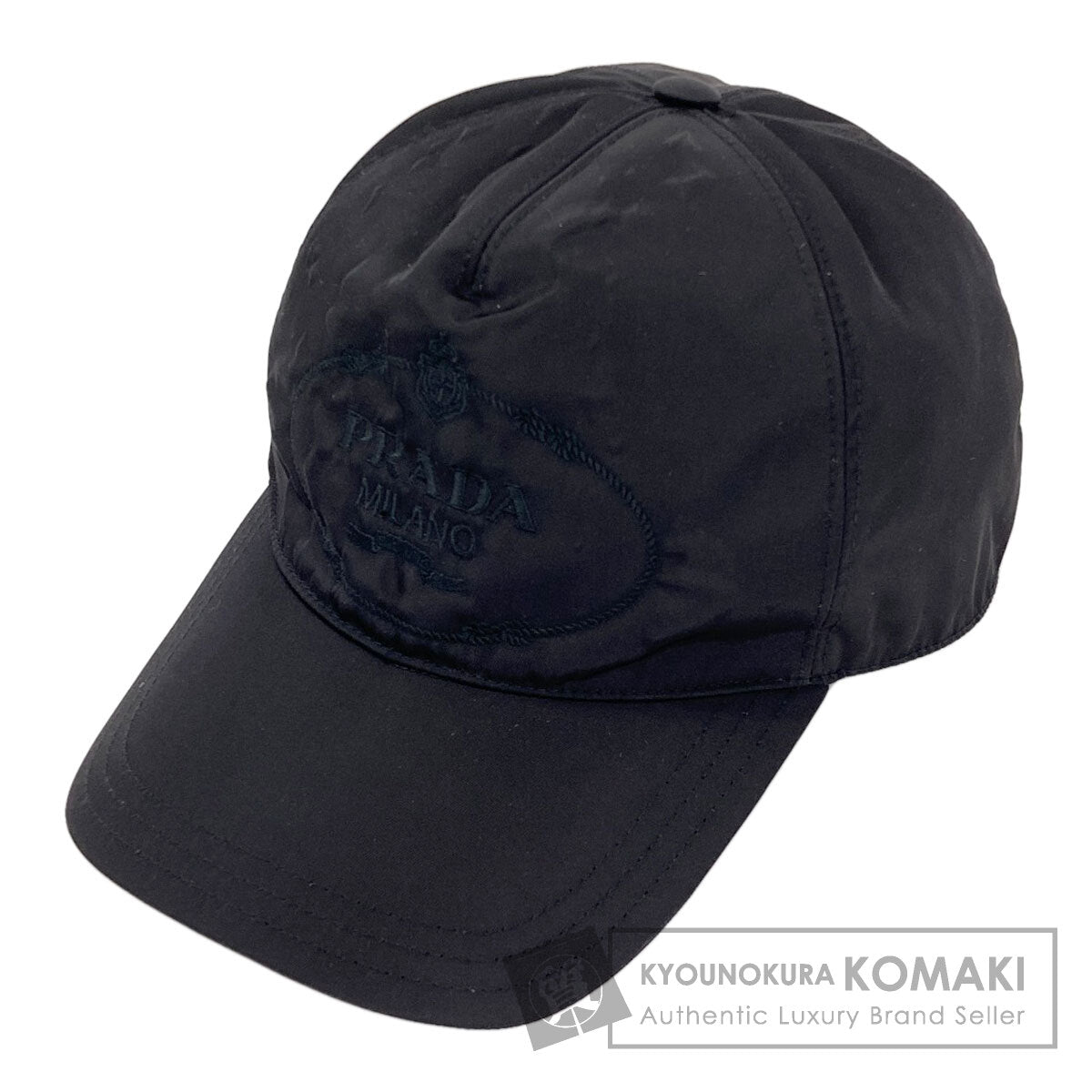 PRADA logo hat Nylon Ladies [Used]