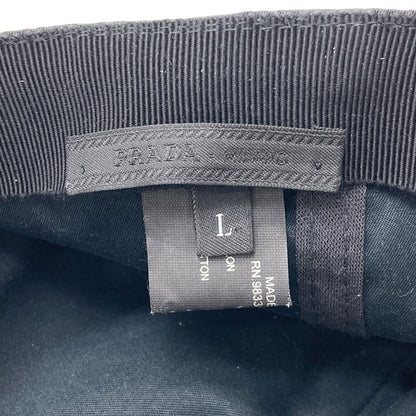 PRADA logo hat Nylon Ladies [Used]
