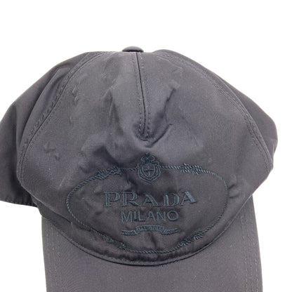 PRADA logo hat Nylon Ladies [Used]