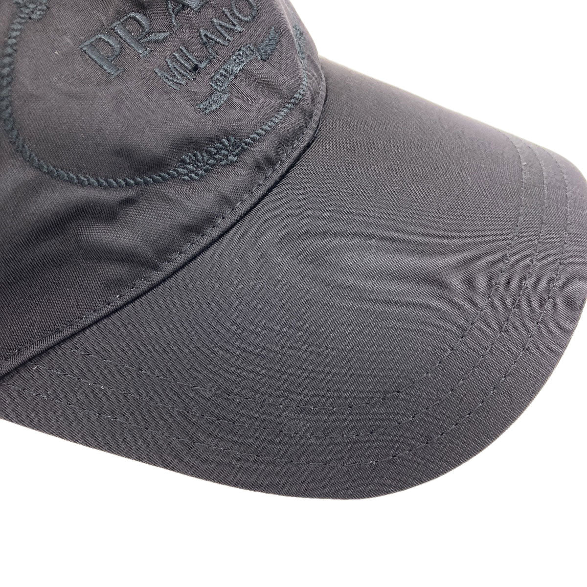 PRADA logo hat Nylon Ladies [Used]
