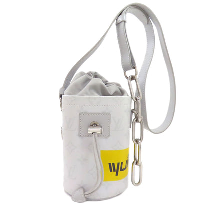 LOUIS VUITTON M44631 White Monogram Logo Chalk Nano Bag Shoulder Bag Monogram canvas Ladies [Used]