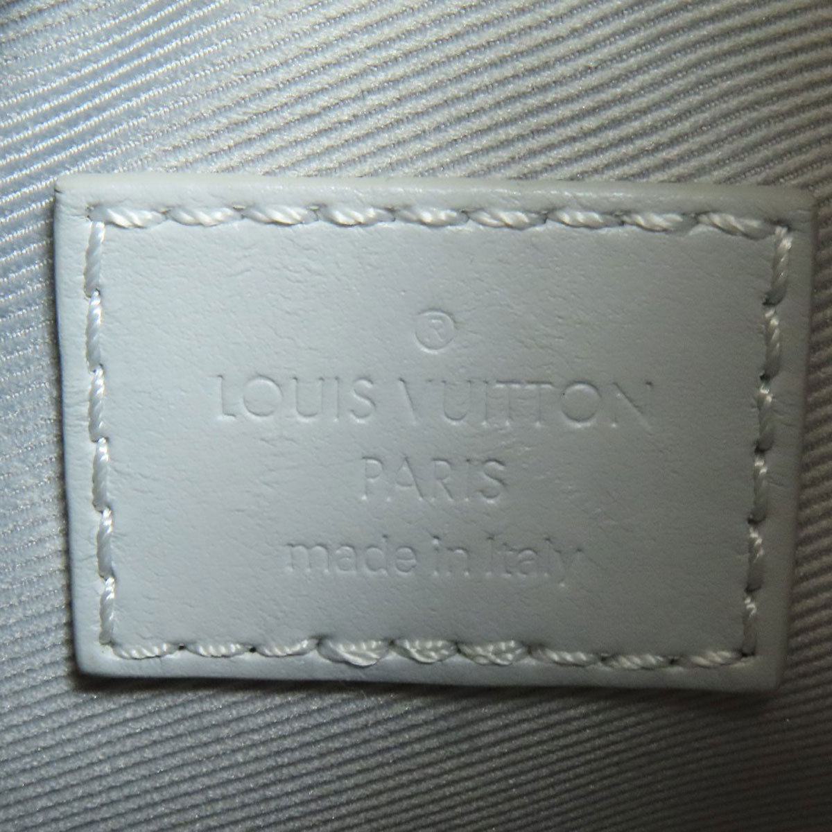 LOUIS VUITTON M44631 White Monogram Logo Chalk Nano Bag Shoulder Bag Monogram canvas Ladies [Used]