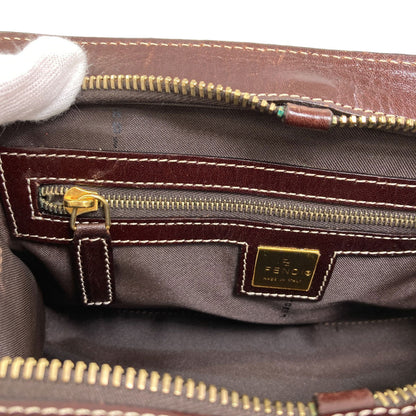FENDI Zucchinopattern Handbag Enamel Ladies [Used]