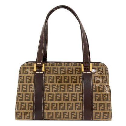 FENDI Zucchinopattern Handbag Enamel Ladies [Used]