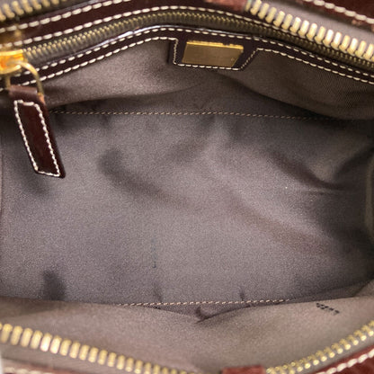 FENDI Zucchinopattern Handbag Enamel Ladies [Used]