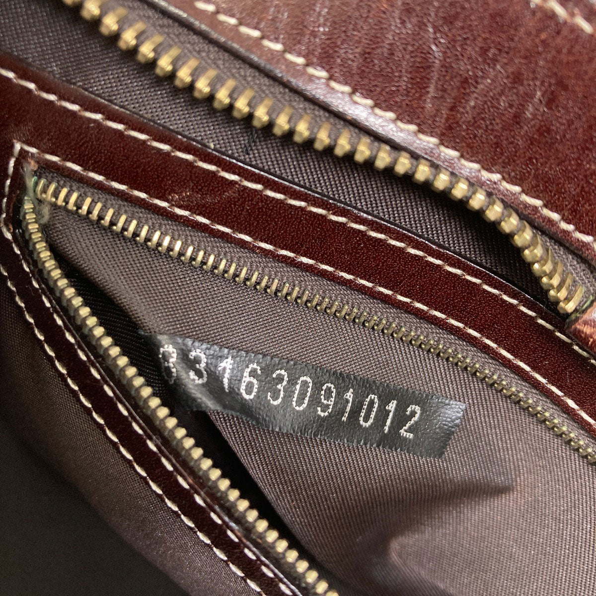 FENDI Zucchinopattern Handbag Enamel Ladies [Used]
