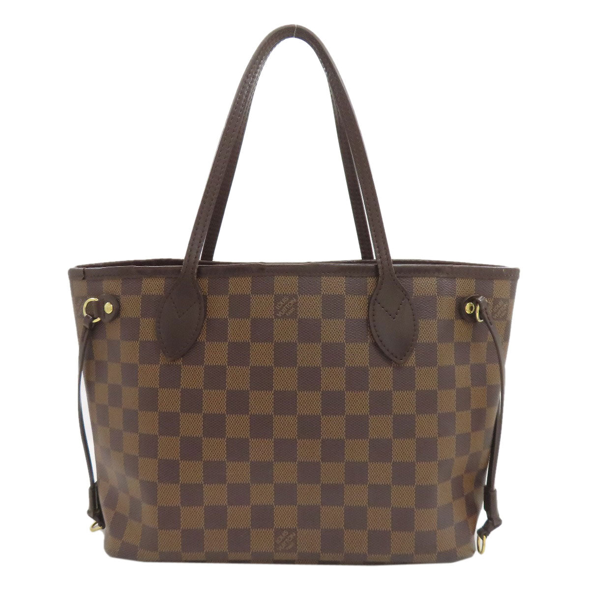 LOUIS VUITTON N51109 Never full PM Handbag Damier canvas Ladies [Used]