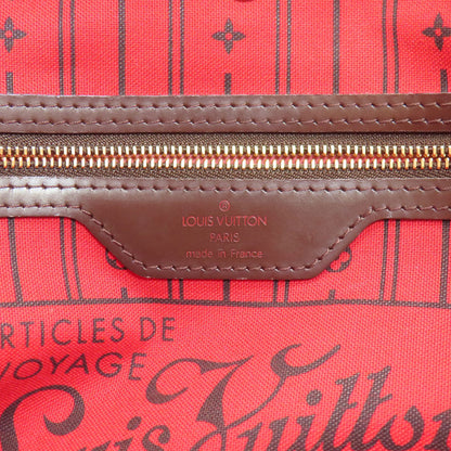 LOUIS VUITTON N51109 Never full PM Handbag Damier canvas Ladies [Used]